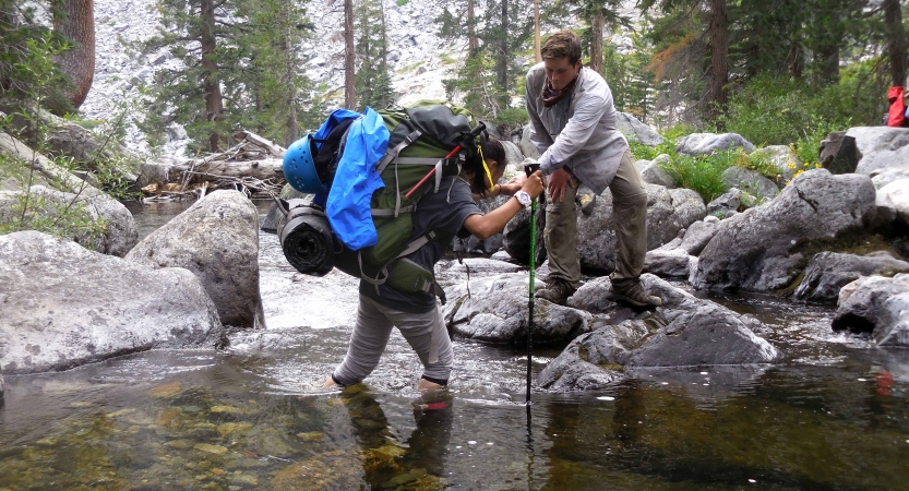 adults unplug on outdoor trip in yosemite 